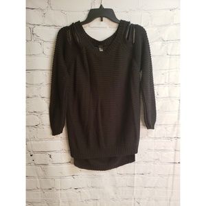 Forever 21 cold shoulder sweater